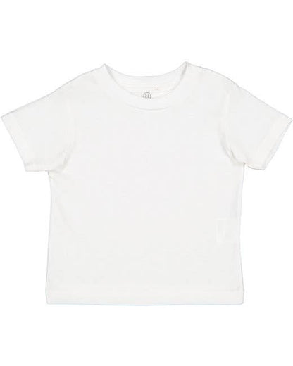 Rabbit Skins Toddler Cotton Jersey Blank T-Shirt 3301T 3301J: White / 3T