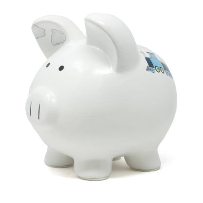 Box Car Train Large Piggy Bank