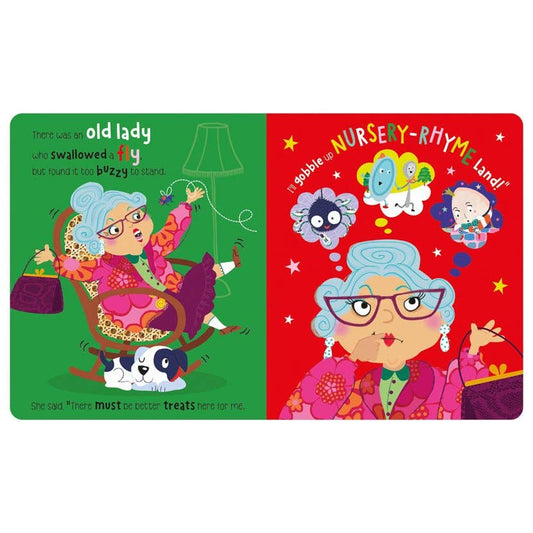 Board Book There Was an Old Lady Who Swallowed a Fly