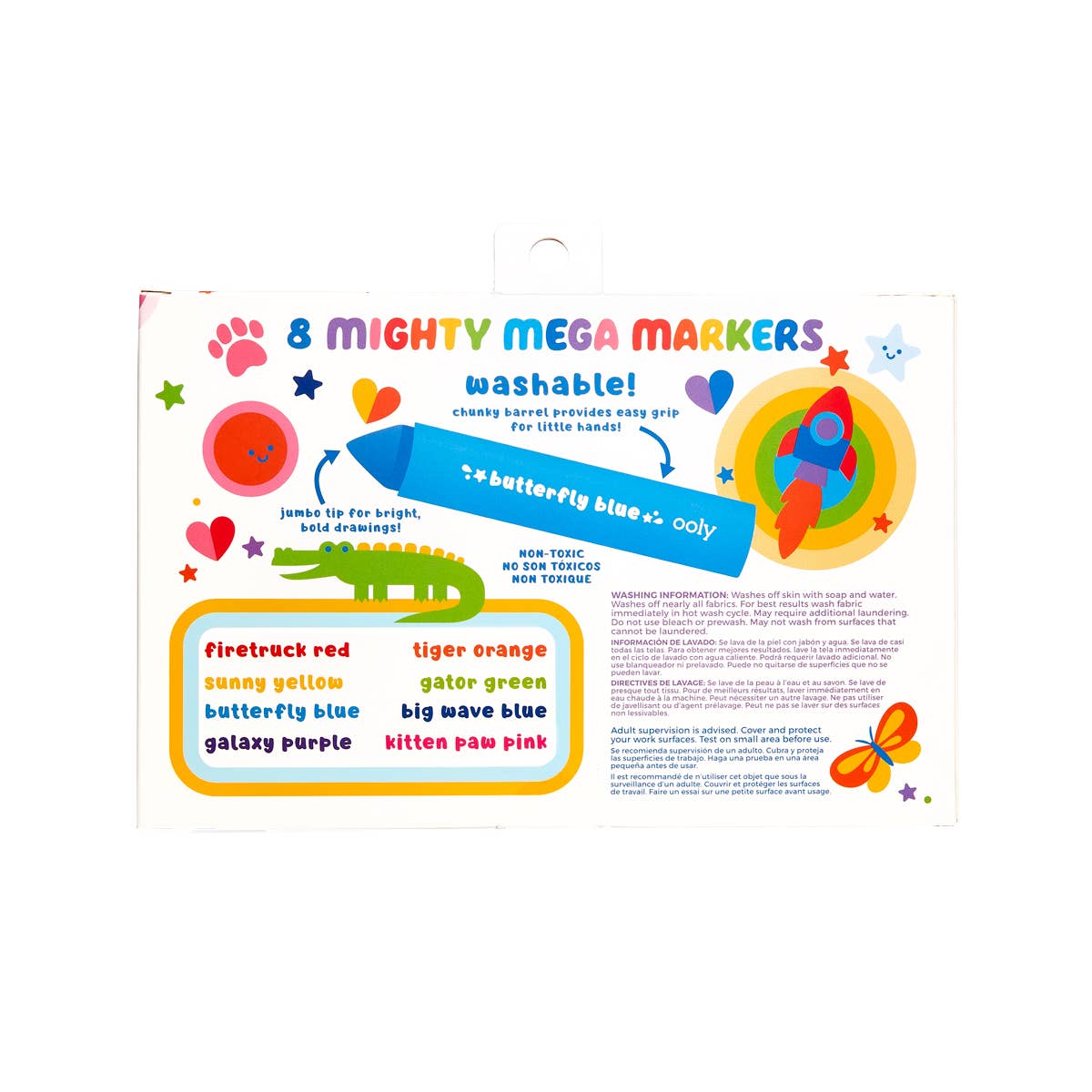 Mighty Mega: Markers (Set of 8)