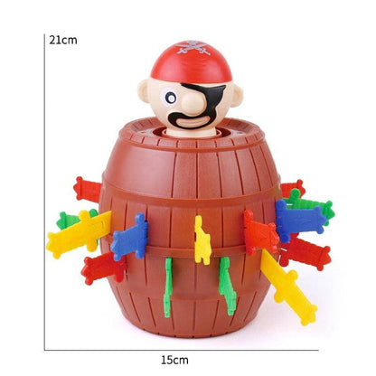Pirate Barrel Game Pirate Funny Barrel Novelty Toy Bucket: 1 pack