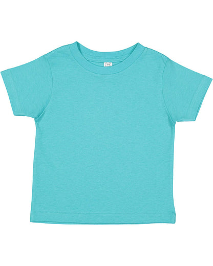 Rabbit Skins Toddler Cotton Jersey Blank T-Shirt 3301T 3301J: White / 7
