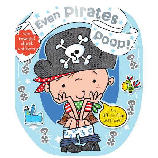 Board Book Even Pirates Poop