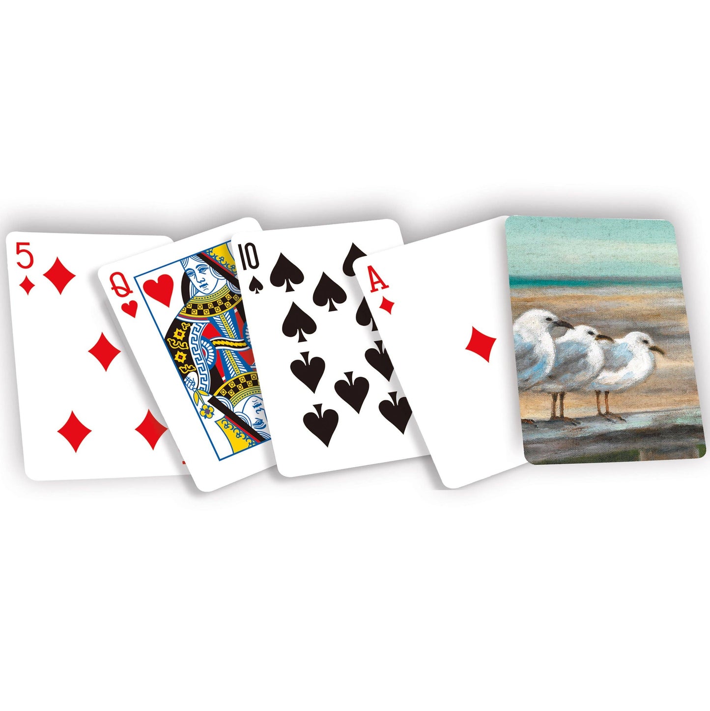 Seagulls Playing Cards
